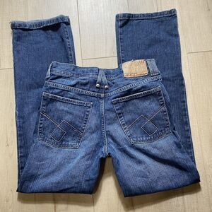 JNCO Premium Riley Women’s 16 32x32 Bootcut Jeans Low Rise Vintage Dark Wash